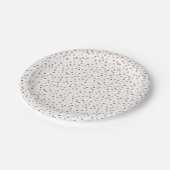 Assiettes En Carton Confetti Chic (Points) (Angle)