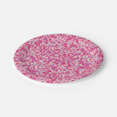 Assiettes En Carton Confetti Coeur multicolore2 (Angle)