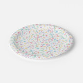 Assiettes En Carton Confetti Pastels (Surprise) (Angle)