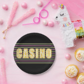 Assiettes En Carton Connexion casino (Fête)