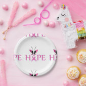 Assiettes En Carton Conscience de cancer du sein (Fête)