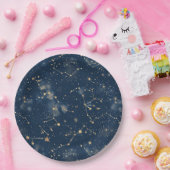 Assiettes En Carton Constellation céleste - Nuit étoilée (5) (Fête)