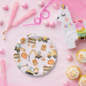 Assiettes En Carton Construction Plates (Fête)