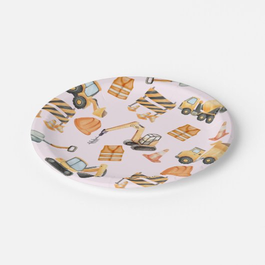 Assiettes En Carton Construction Plates (Angle)