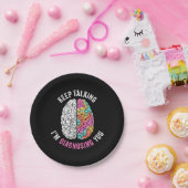 Assiettes En Carton Continuez À Parler Je Vous Diagnostique (Fête)