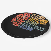 Assiettes En Carton Continuez à parler Je vous diagnostique Psychologi (Angle)