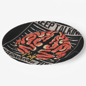 Assiettes En Carton Continuez à parler Je vous diagnostique un cadeau  (Angle)