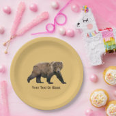 Assiettes En Carton Cook bear (Fête)