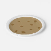 Assiettes En Carton Cookie à chips au chocolat (Angle)