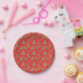 Assiettes En Carton Cookie de Noël (Fête)