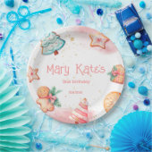 Assiettes En Carton Cookie de Noël deux sucré (Fête)