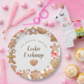 Assiettes En Carton Cookie Exchange Holiday Party (Fête)