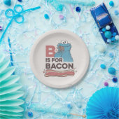 Assiettes En Carton Cookie Monster | B est pour Bacon (Fête)
