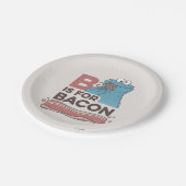 Assiettes En Carton Cookie Monster | B est pour Bacon (Angle)