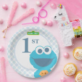 Assiettes En Carton Cookie Monster Baby Anniversaire (Fête)