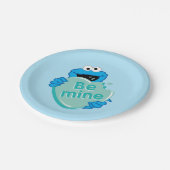 Assiettes En Carton Cookie Monster "Be Mine" Candy Saint-Valentin (Angle)