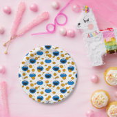 Assiettes En Carton Cookie Monster | C est pour Cookie Pattern (Fête)