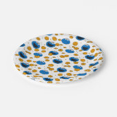 Assiettes En Carton Cookie Monster | C est pour Cookie Pattern (Angle)