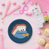 Assiettes En Carton Cookie Monster Camp Cookies (Fête)