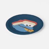 Assiettes En Carton Cookie Monster Camp Cookies (Angle)