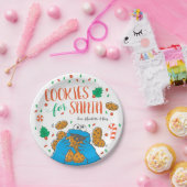 Assiettes En Carton Cookie Monster | Cookies pour Père Noël (Fête)