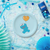 Assiettes En Carton Cookie Monster Heart Balloon (Fête)