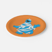 Assiettes En Carton Cookie Monster | Maman d'Halloween (Angle)