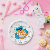 Assiettes En Carton Cookie Monster | N'importe quelle heure est l'heur (Fête)