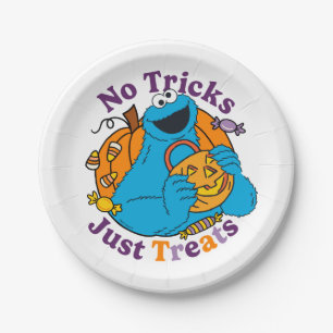 Assiettes En Carton Cookie Monster Pas de traces juste des traitemen