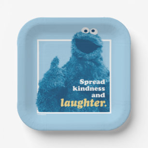 Assiettes En Carton Cookie Monster   Propager la gentillesse et le rir