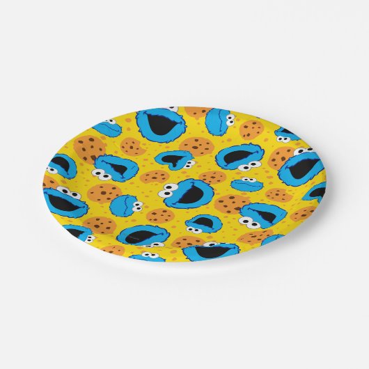 Assiettes En Carton Cookie Monter et Cookies Motif (Angle)