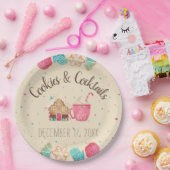 Assiettes En Carton Cookie Swap Christmas Cookies & Cocktails Party (Fête)