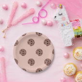 Assiettes En Carton Cookies à puce Plaques papier motifs (Fête)
