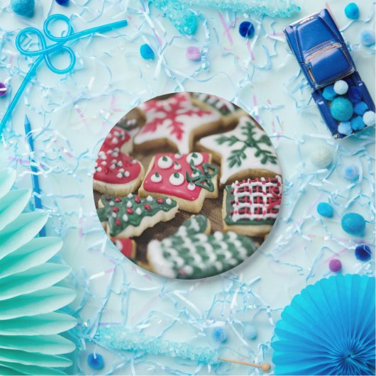 Assiettes En Carton Cookies de Noël (Fête)