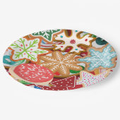 Assiettes En Carton Cookies de Noël (Angle)