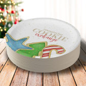 Assiettes En Carton Cookies de Noël Whimsical Sweet Holiday Plaisant