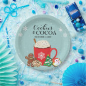 Assiettes En Carton Cookies et cacao Fête de Noël (Fête)