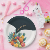 Assiettes En Carton Cool Alligator Crocodile Tropical Birthday Party (Fête)