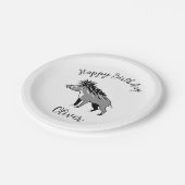 Assiettes En Carton Cool CHEVAL CHAUD - FROID de guerre - Animaux sauv (Angle)