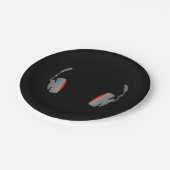 Assiettes En Carton Cool de casque simple et classique (Angle)