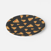 Assiettes En Carton Cool et fun pizza tranches motif (Angle)