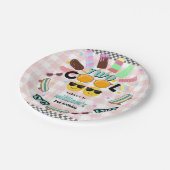 Assiettes En Carton cool garçon mignon été doux deux cool 2e anniversa (Angle)