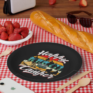 Assiettes En Carton cool Happy Camper
