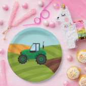 Assiettes En Carton cool Pays partie tracteur (Fête)