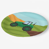Assiettes En Carton cool Pays partie tracteur (Angle)