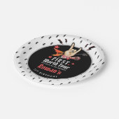 Assiettes En Carton Cool Punk Rockstar First Birthday (Angle)