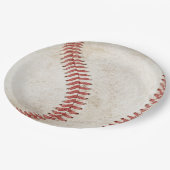 Assiettes En Carton Cool rustique baseball Équipe Sport Moderne (Angle)