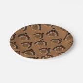 Assiettes En Carton Cool Turquie Thanksgiving fun brown motif (Angle)
