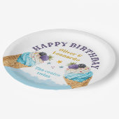 Assiettes En Carton Cool Twins Ice Cream Boys Anniversaire Papier Plaq (Angle)
