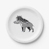 Assiettes En Carton Cool WARTY PIG -Warthog - Faune - Nature (Devant)